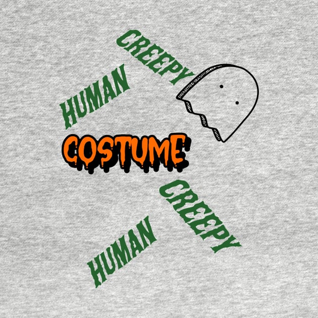 Creepy human costume, creepy human by Zipora